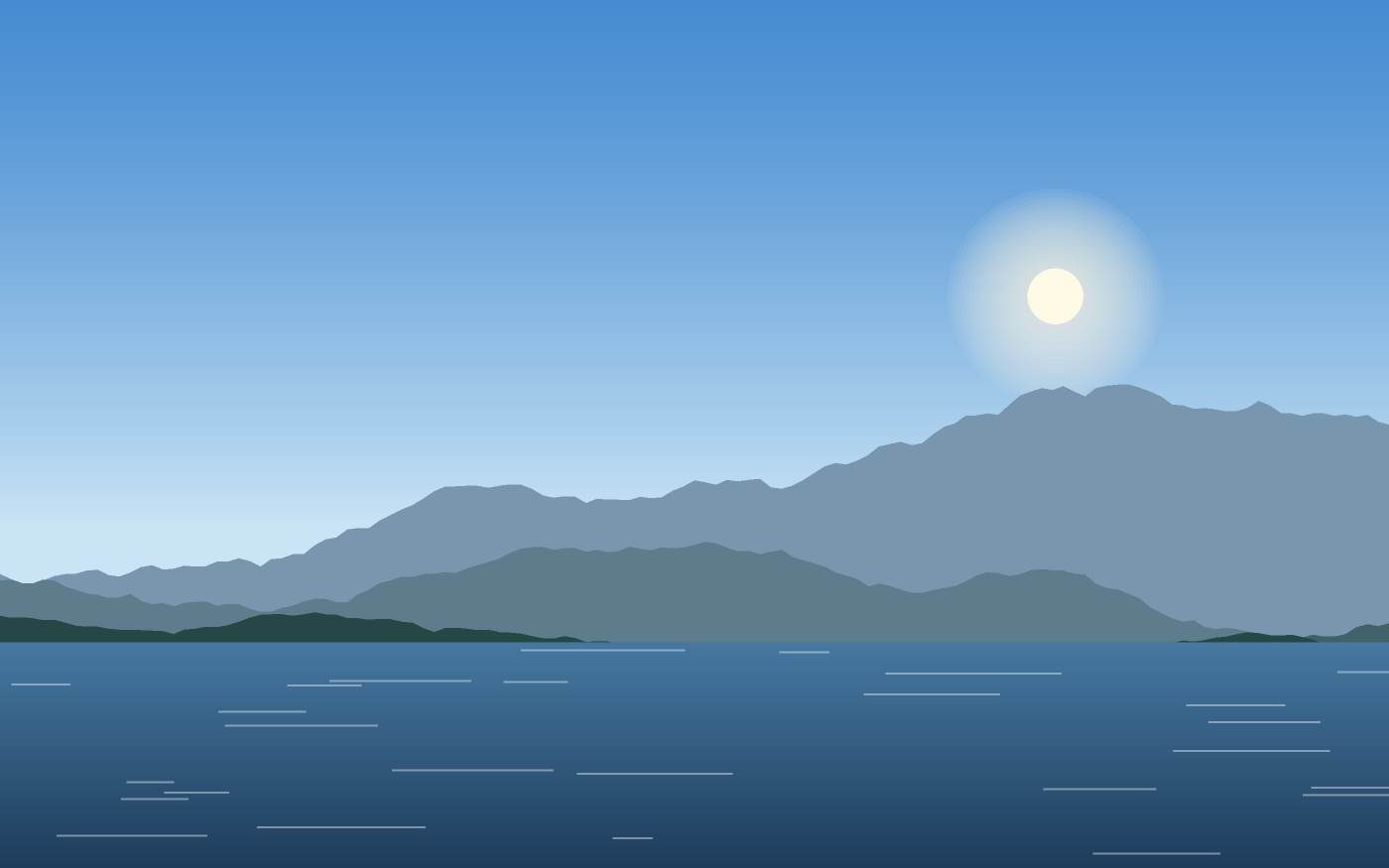 Landschaftsillustration