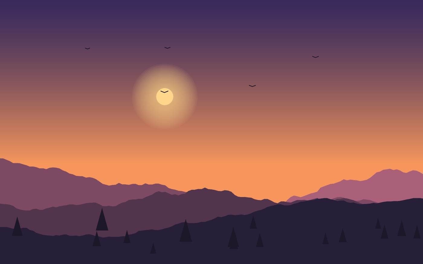 Landschaftsillustration