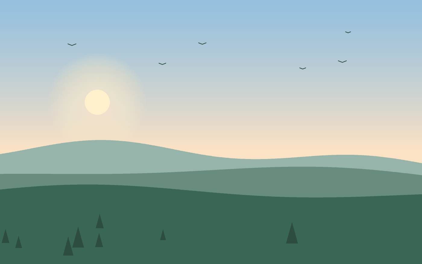 Ilustrace krajiny