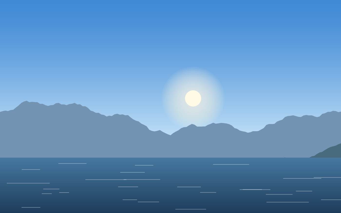 Illustrazione di un paesaggio