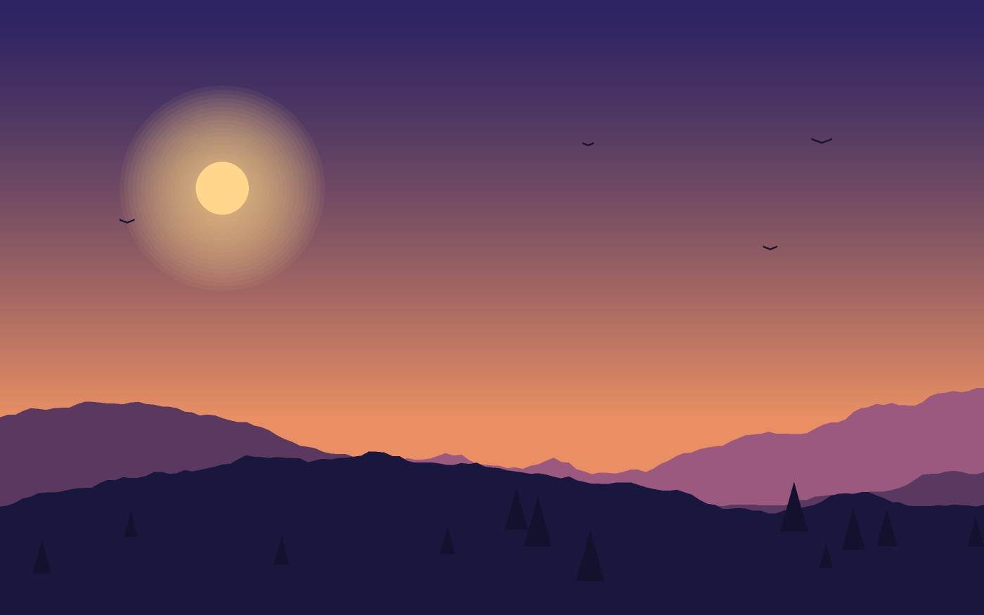Ilustracja krajobrazu